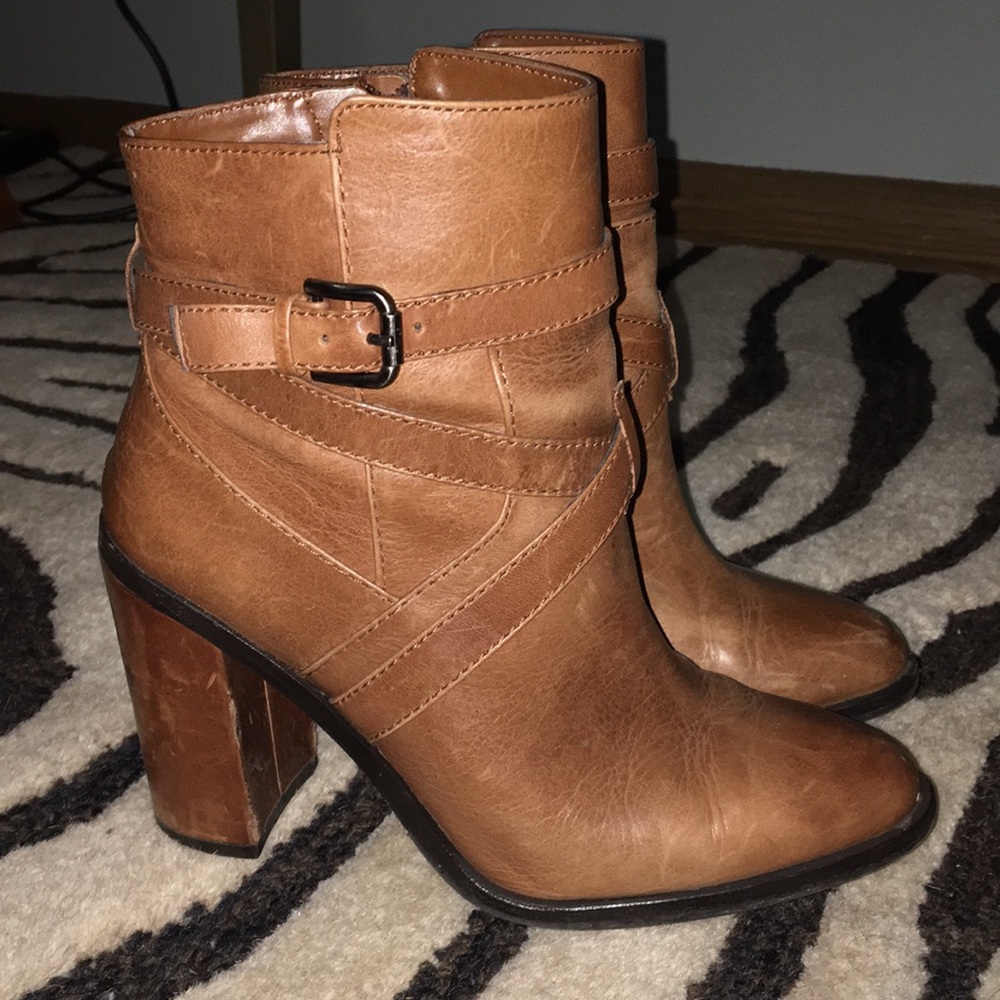 Vince Camuto Camel Booties